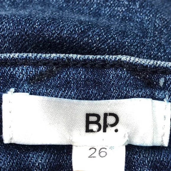 BP High Rise Button Fly Raw Hem Skinny Jeans - Picture 8 of 12